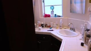 Taboo Porn Cherie DeVille - Mom catches son spying on her in shower