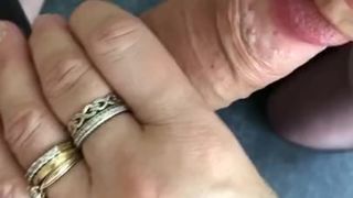 Taboo Porn Mom gives son a blowjob, son cum\u2019s on mom\u2019s on tits