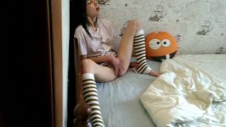 Taboo Porn Spying on Masturbating Step Sister | Catch, Squirt, Real Orgasm