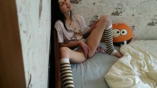 Taboo Porn Spying on Masturbating Step Sister | Catch, Squirt, Real Orgasm