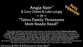 Taboo Porn Angie Noir in Family Threesome Mom Needs Seed (Brother Luke Help Their Mom Get Pregnant)