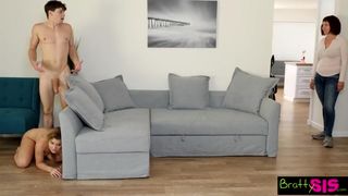 Bratty Sis - Brother Fucks Step Sister Right Next To Mom! S3:E11 -Step Family