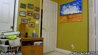 Angie Noir in Taboo Bet With Son -Step Family