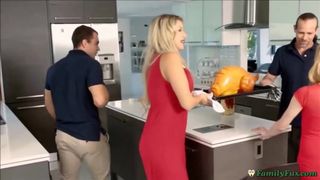 Teasing Teen Sis Angel Smalls Gives Stepbro Morning Mouth Job -Step Family