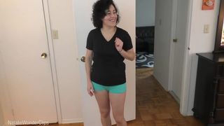 Natalie Wonder - Moms Hot Workout Ass Causing Trouble - Sex Family video