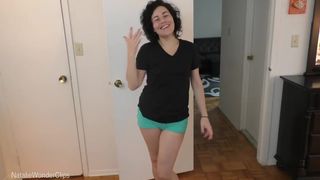 Natalie Wonder - Moms Hot Workout Ass Causing Trouble - Sex Family video