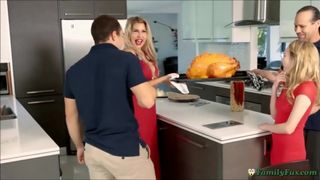 Naughty Step Sister Gives Brother Morning Suck Job - Sex Family video