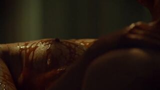 Camille De Pazzis nude.Vampire Sex Scene. Hemlock Grove (2015) s03e04-06