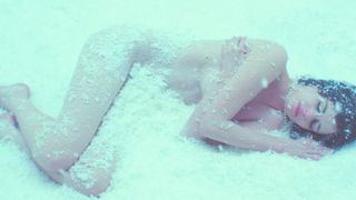 Eva Green - Milky Bird in a Blizzard (2014) celebrity sans bra scenes