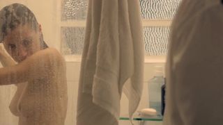 Nataly Cabanas - Cama, Mesa e Banho (2014) celeb nude-chested scenes