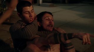 Doggy Style Short Sex Scene with Alisa Allapach nude in TV Show "Kingdom" s01e01 (2014)