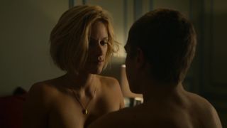 Veerle Baetens nude scene in the movie "Un debut prometteur" (2015)