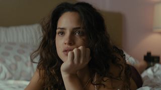 Adria Arjona hot - True Detective s02e01 (2015) censored blowjob scene