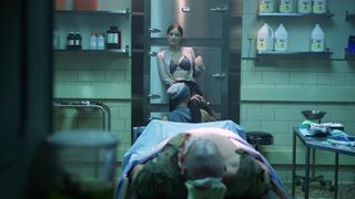 Sex In The Morgue Scene. Katharine Isabelle hot - Observe No Evil two (2014)