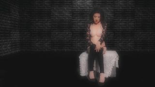 Marie-Cecile Gueguen - Liberte (2016) Nude "stripped to the waist" scene