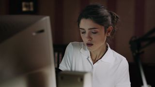 Natalia Dyer - Yes, God, Yes (2017) Nude actress in a TV video episode