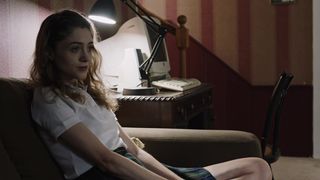 Natalia Dyer - Yes, God, Yes (2017) Nude actress in a TV video episode