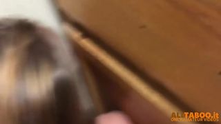 Blonde StepSister Hates Cum In Face - Step  Sex