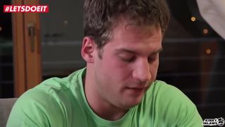 LETSDOEIT - Busty MILF Step MOM and Her STEP DAUGHTER Fucks With a Guy - Step  Sex