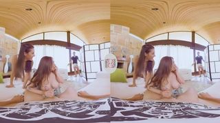 VIRTUAL TABOO - Rough Orgy with Two Adorable Sisters - Step  Family Sex