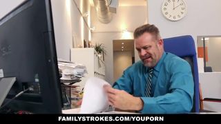 FamilyStrokes - Part Time Step Daughter Becomes Full-Time Slut - Step  Family Sex