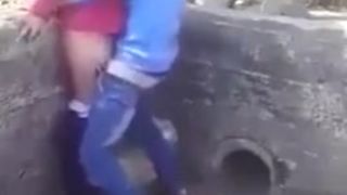 Taboo Sex Arab Fucking Outdoor Gets Caught by Family