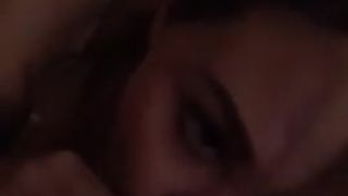 Taboo Sex Step daughter let's step dad cum in her mouth then swallows