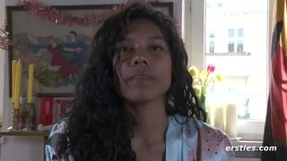 Taboo Sex Ebony Sweety Cumming Outdoors