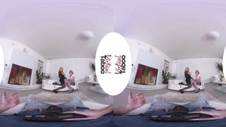 VIRTUAL TABOO - Young Daughter Joined Her Stepmom Fucking Her Boyfriend Taboo Family