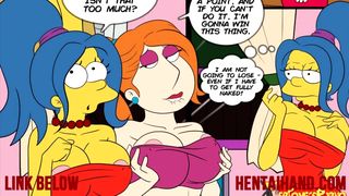 Family Guy & Simpsons Hentai - Marge & Lois Gets Fucked - Taboo Sex