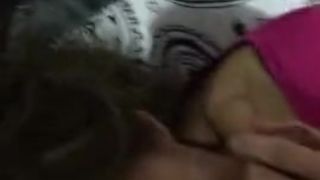 Stepsis Sucking my Cock while Family is Sleeping Upstairs - Taboo Sex