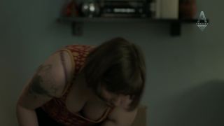 Allison Williams nude, Lena Dunham naked. TV SHOW  "GIRLS" s04e01 (2015)
