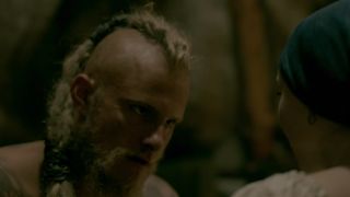 Dagny Backer Johnsen nude sex scene in TV Show "Vikings" s05e07 (2017)