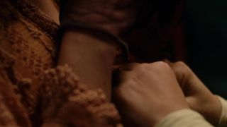 Allegra Lecturers Stripped To The Waist, Lesbo Smooch in TV demonstrate 'Unusual Angel'