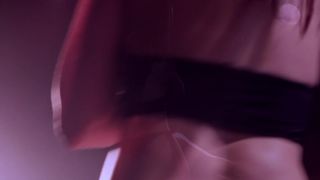 Striptease Celeb Scene with Olivia Quiroz topless, Nicki Hunter nude - Beat One (2014)