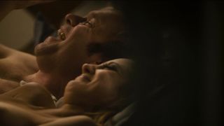 Andrea Riseborough Sans Bra Hump Scene