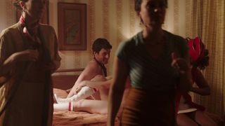 Anjelica Bosboom, Erika Smith, Maggie Gyllenhaal, Emily Meade nude Orgy Scene for TV 'The Deuce'
