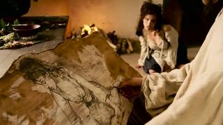 Anna Friel Nude, Sans Bra for Glamour Film 'Bathory - Countess of Blood'