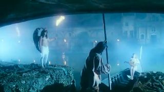 Anna Friel Nude, Sans Bra for Glamour Film 'Bathory - Countess of Blood'