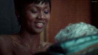 Elizabeth McLaughlin Sumptuous, Emayatzy Corinealdi Nude - Arm of God S01 E01 (2014)