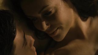 Alyssa Milano stripped to the waist, Lauren Lee Smith Sex Intercourse Scene in 'Pathology'