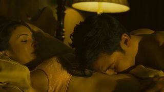 Alyssa Milano stripped to the waist, Lauren Lee Smith Sex Intercourse Scene in 'Pathology'