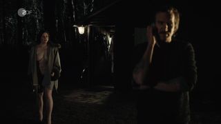 Anne Weinknecht Nude-Breasted, Totaly Nude, Shaven for TV series 'Kommissarin Heller'