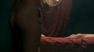 Ashley C. Williams nude, Stripped To The Waist, Cowgirl Hump Scene in 'Hallows’ Eve'