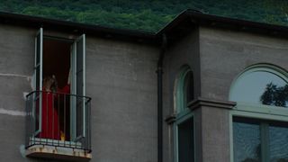 Abbey Lee, Riley Keough Naked, Pool, Bathing Suit, Spycam, Lovemaking Scene, Onanism in 'Welcome The Stranger'