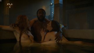 Sarine Sofair & Charlotte Expect GAME OF THRONES (S04 E06)