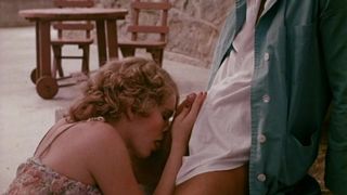Annette Haven Classical Porno Scene 'Dracula Deep-Throats (Antique Porno Movie)