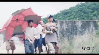 Rihanna beautiful – Vogue Brasil- Behind The Scenes (2014)