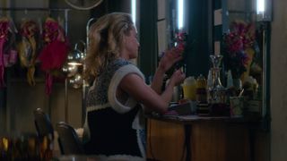 Alison Brie Nude-Chested in TV Demonstrate 'Glow'