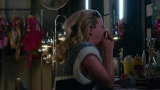 Alison Brie Nude-Chested in TV Demonstrate 'Glow'